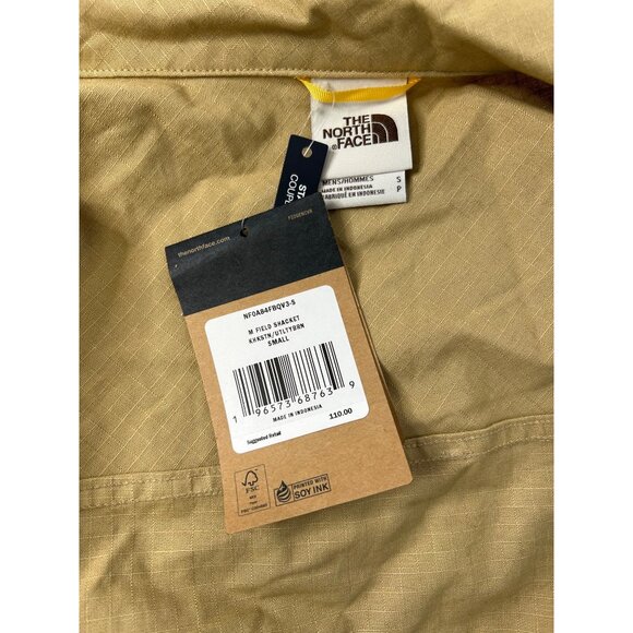 The North Face Field Shacket Pockets Button Front Utility Barn Coat Standard Fit - Picture 7 of 9